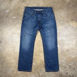 Levi’s 559 Men’s Jeans 34x32 Relaxed Fit Dark‎ Wash Distressed Front Fade